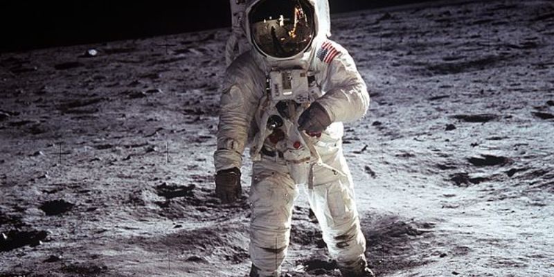 Buzz Aldrin sulla Luna, foto di Neil Armstrong