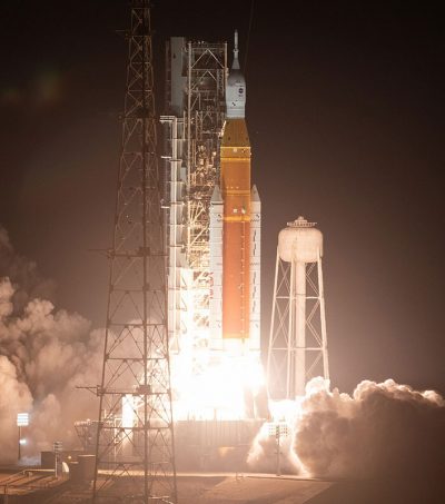 La partenza del primo razzo SLS e della missione Artemis I