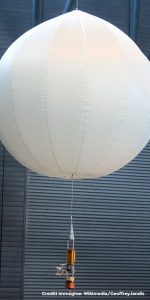 Riproduzione del pallone aerostatico usato dalle missioni Vega 1 e Vega 2