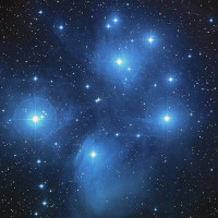 Immagine delle Pleiadi.