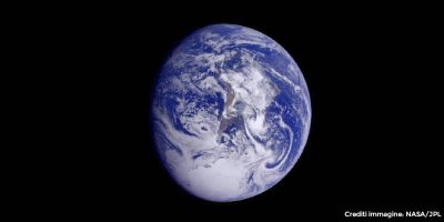 La Terra fotografata dalla sonda Galileo nel dicembre 1990