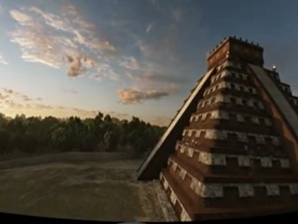 Screenshot dello spettacolo "Stelle di Atlantide".