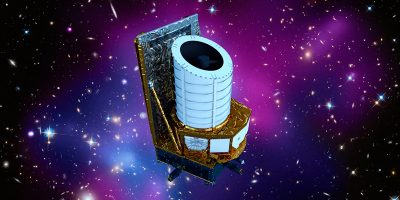 Immagine 3D della Missione Euclide