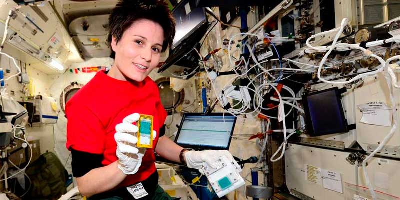 Samantha Cristoforetti sulla ISS