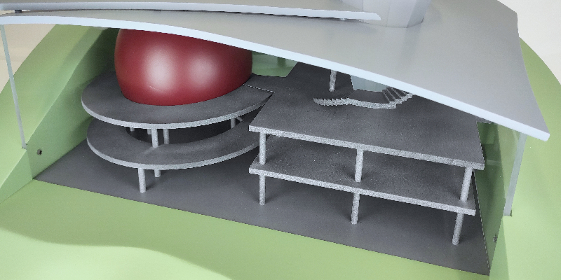 Modellino tattile del museo