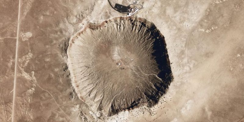 Il Meteor Crater, o Cratere Barringer, in Arizona