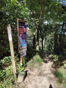 Cartellonistica del sentiero delle stelle