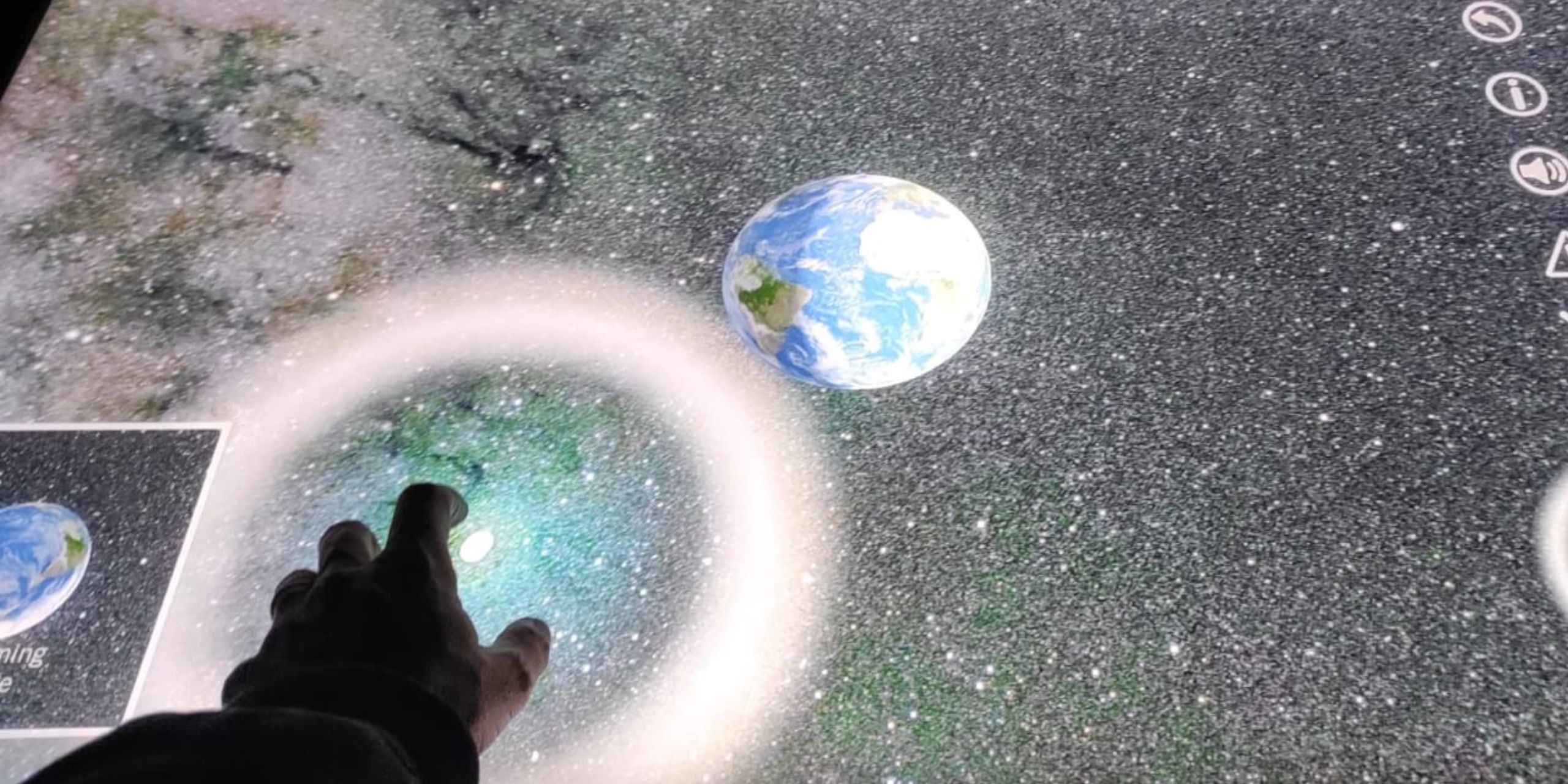 Foto postazione onde gravitazionali al piano -3