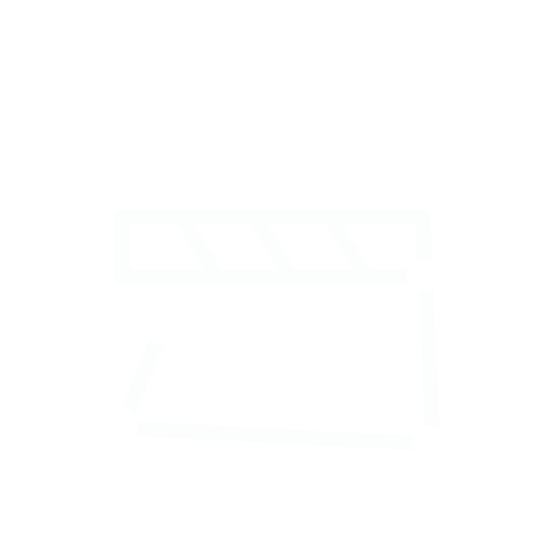 Icona cinema con ciak cinematografico