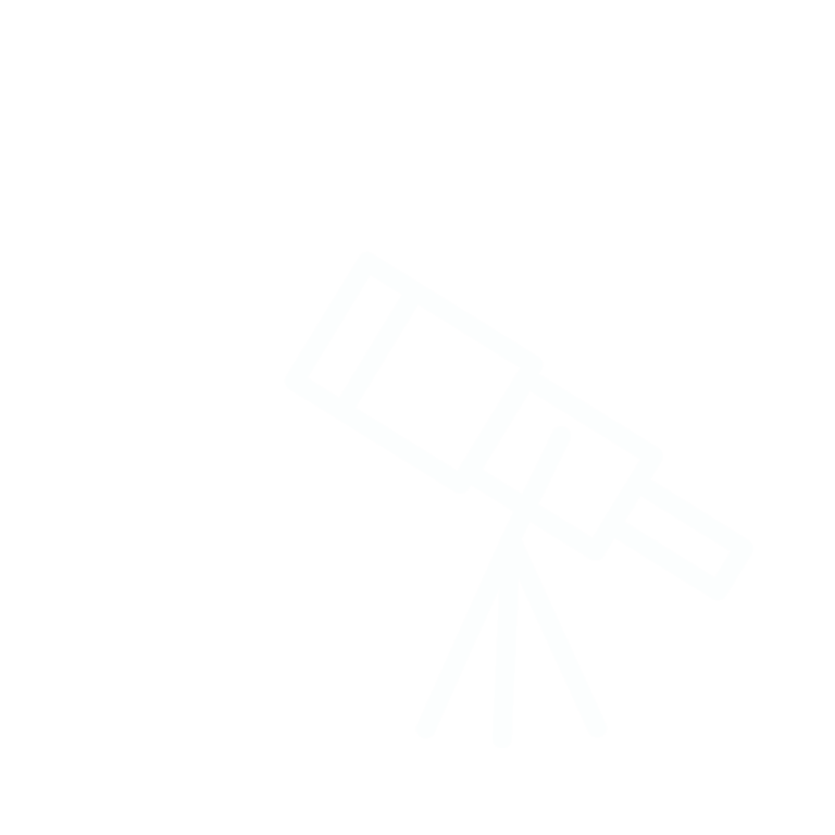 Icona telecopio con Luna